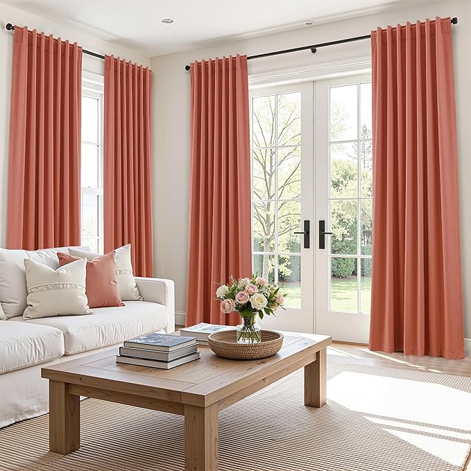 Guken 100% Blackout Curtains 90 Inch Length 2 Panels Set - Image 9