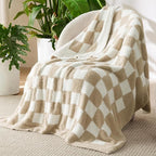 Bedsure GentleSoft Checkered Twin Blanket - Image 3