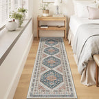 Runner Rug 2x8 Runners for Hallways Non Slip Washable, Vintage Hallway Runner - Image 5