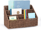 Mail Organizer Countertops, Desk Organizer Bills Organizer, Mail Sorters Organizers, Pencil Holder Magazine File Holder, Desk Organizer and Accessories(Seagrass)