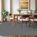 KOZYFLY Washable Area Rug 6x9 ft Rubber Backed Non Slip Rugs - Image 2