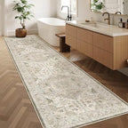 Madane Hallway Runner Rug 2'6''x10' Kitchen Runner, Non Slip Vintage Runners - Image 3