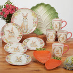 Certified International Easter Garden 10.75" Dinner Plate, Set of 4, Multicolored, Large