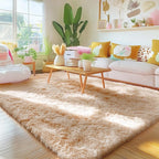 OLANLY 4x10 Area Rugs for Living Room Bedroom, Machine Washable Soft Fluffy by OLANLY
