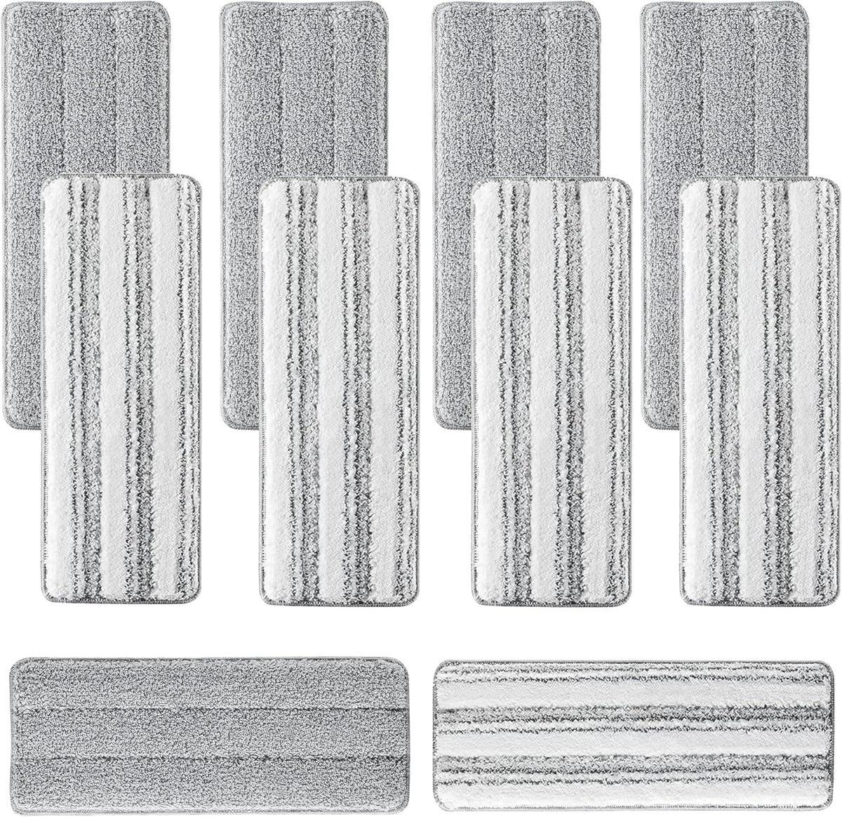 10Pcs Mop Replacement Pads,Compatible with Libman Rinse 'n Wring Mop Universal Mop Pads Mop Head Refills Washable Wet Mop,Compatible with Most 11-13” Size Mops