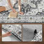 zesthome Washable Rug 6x9 Area Rugs, Stain Resistant Rugs - Image 6