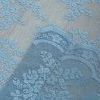 YJ YANJUN Vintage Lace Curtains 96 Inches Long-Victorian Floral Pattern Dusty - Image 6