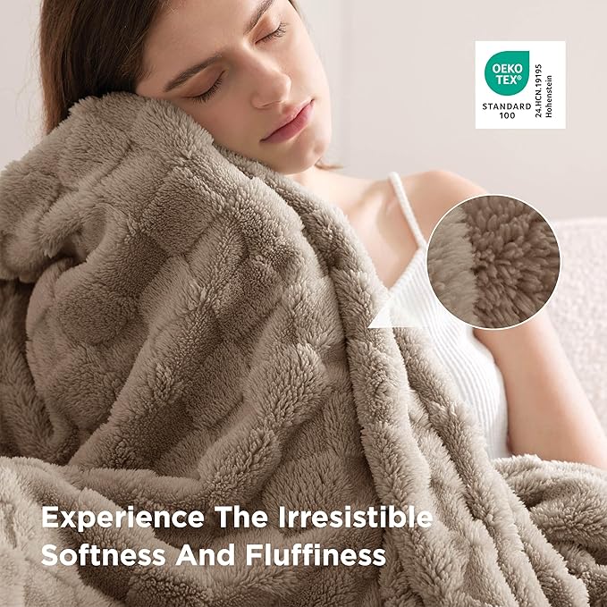 Bedsure GentleSoft Blankets Queen Size - Image 4