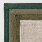 MIULEE Neutral Green Linen Pillow Covers Pack of 4 Decorative Natural Solid - Image 6