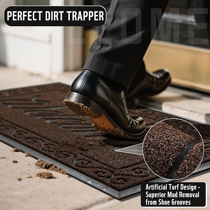Yimobra Welcome Mat, Heavy Duty Sturdy Door Mats - Image 4