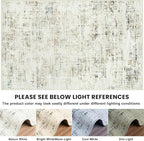 10x14 Area Rugs for Living Room Washable Rug: Anti-Skid Abstract Modern Living - Image 8