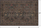 Boho Brown Washable 2x3 Entryway Rug - Image 2