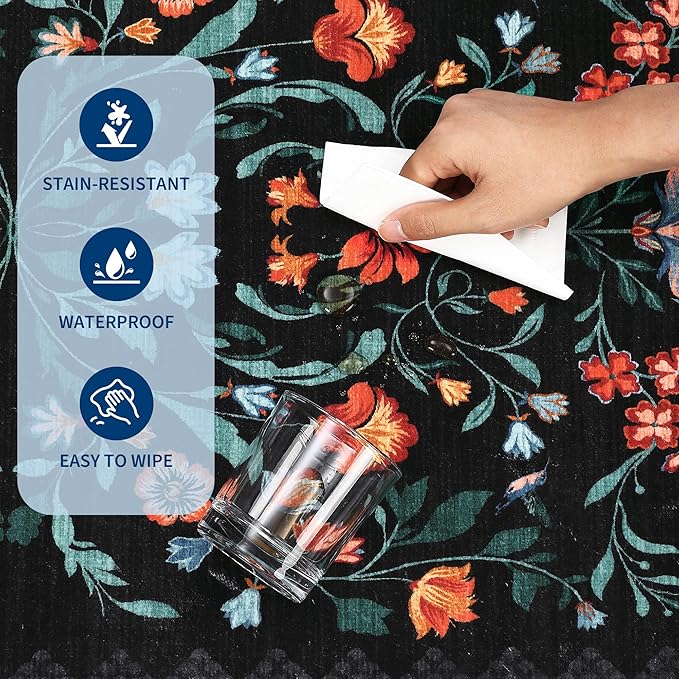 GarveeHome Washable Rug 5x7 Area Rugs - Image 7