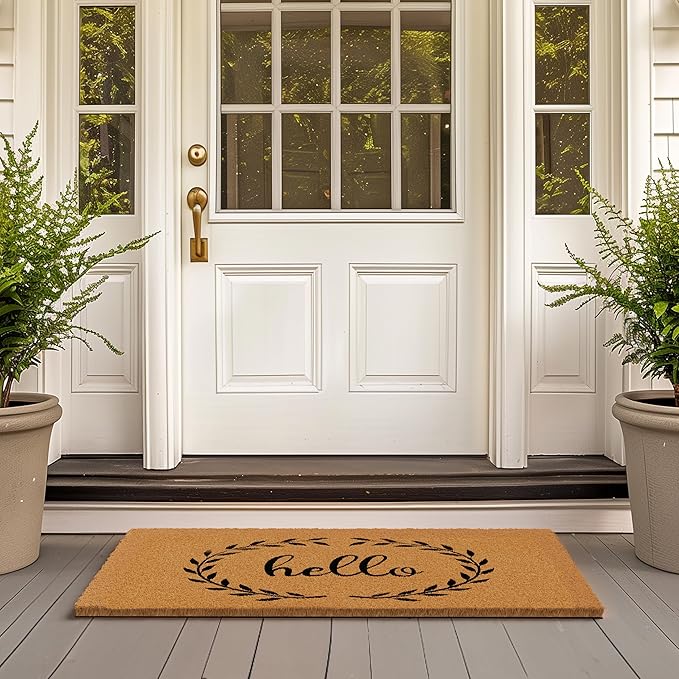 Barnyard Designs Natural Coco Coir Heavy Duty Backing Doormat - Image 4