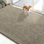 OLANLY Dog Door Mat for Muddy Paws 48x30, Absorbs Moisture and Dirt, Absorbent by OLANLY