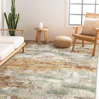 Area Rugs 5x7 for Living Room Bedroom, Modern Abstract Machine Washable Rug - Image 3