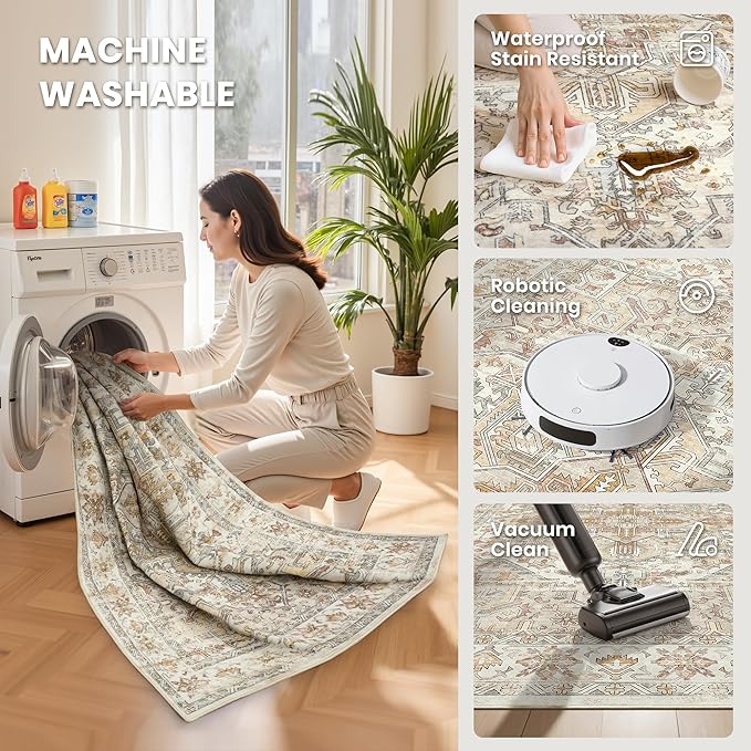 zesthome 9x12 Area Rugs-Washable Rug - Image 5