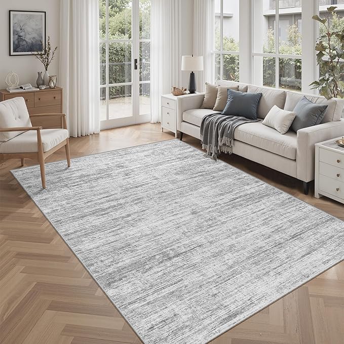 6x9 Area Rugs for Living Room, Non-Slip Modern Abstract Soft Large Washable Rug by Unknown
