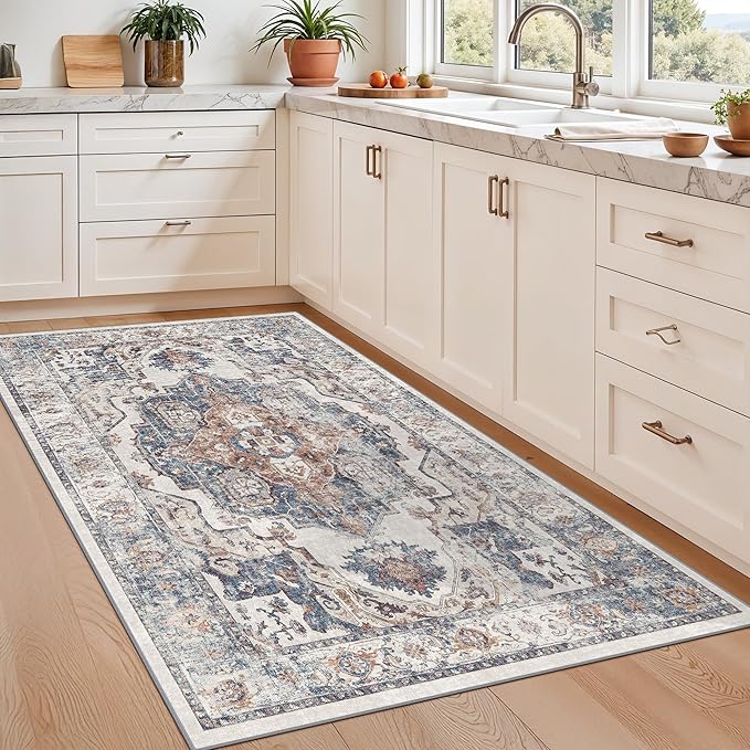 Washable 3x5 Kitchen Area Rugs: Cozy Soft Beside Low Pile Carpet - Image 4