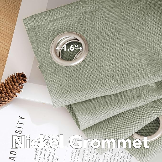 H.VERSAILTEX Elegant Natural Linen Blended Energy Efficient Light Filtering - Image 5