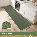 BEQHAUSE Kitchen Runner Rugs 24"x84", Non-Slip Kitchen Mats - Image 2