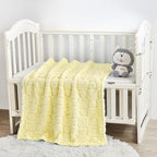Yurhap Fleece Baby Blanket Heart Checkered Blanket, Ultra Soft Cozy Baby - Image 5