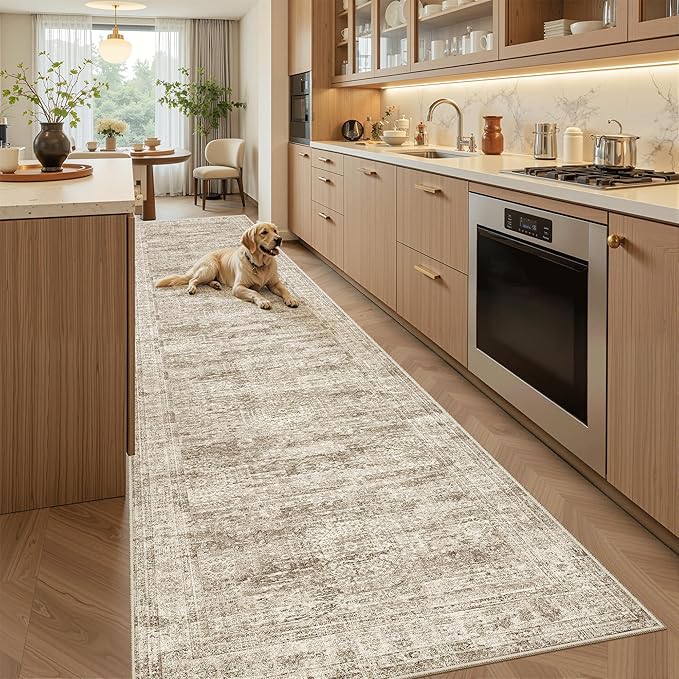 Runner Rug 3x12 Washable Non-Slip Hallway Runner Rugs - Image 3