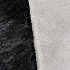linmopm Faux Fur Rug Sheepskin Shag Fluffy Fuzzy Black 3x4 ft Rugs - Image 6