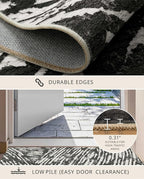 Latte&Fog 6x9 Area Rugs for Living Room Bedroom, Modern Abstract Washable Rug - Image 6
