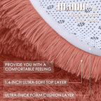 OLANLY 3x5 Machine Washable Small Bedside Rug, Soft Fluffy Shaggy Rugs - Image 8