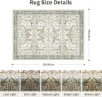 Washable 2x3 Entryway Area Rug - Image 2