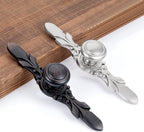5Set Cabinet Hardware,Brushed Nickel Drawer Knobs & Back plate for Kitchen