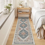Kitchen Runner Rug Non Slip Washable 2.5x8, Soft Low Pile Entryway Rug Runners - Image 4