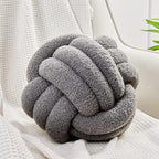 Uvvyui Knot Pillow Ball, Soft Home Decorative Pillows, Round Throw Pillow by Uvvyui