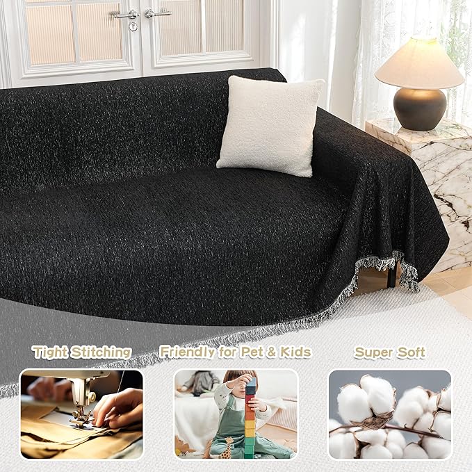 MYSKY HOME Couch Cover for Dogs Washable Couch Covers Couch Covers for Sofa - Image 2
