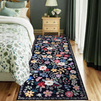 Runner Rug for Entryway: 2.6x8 Kitchen Rugs Non Slip Washable Ultra-Thin Soft - Image 2