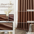 Guken 100% Blackout Curtains 90 Inch Length 2 Panels Set - Image 7