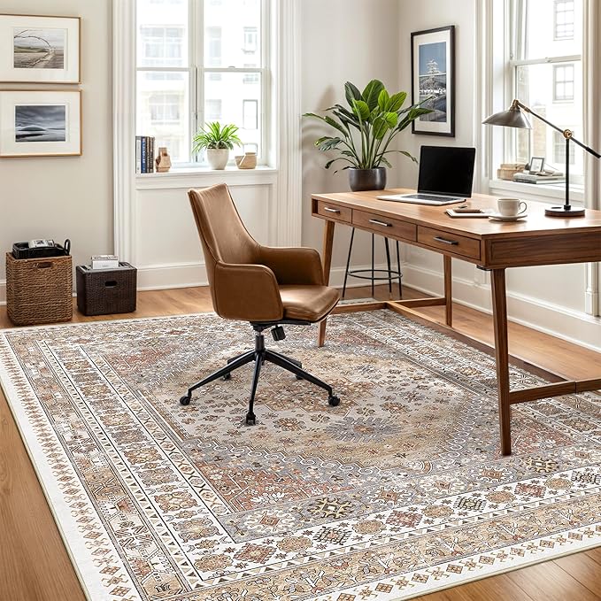 Area Rugs 5x7, Ultra-Thin Washable Rugs - Image 4