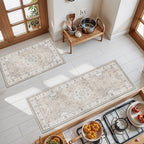 Washable Kitchen Rug Set of 3: Boho Non-slip Soft Stove Sink Mat Light Weight - Image 8