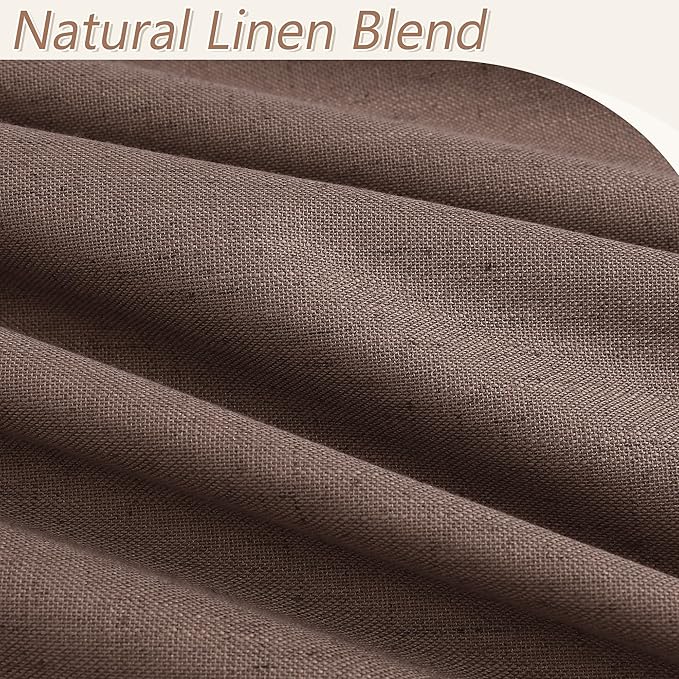 Guken 100% Blackout Curtains 120 Inch Length 2 Panels Set - Image 3