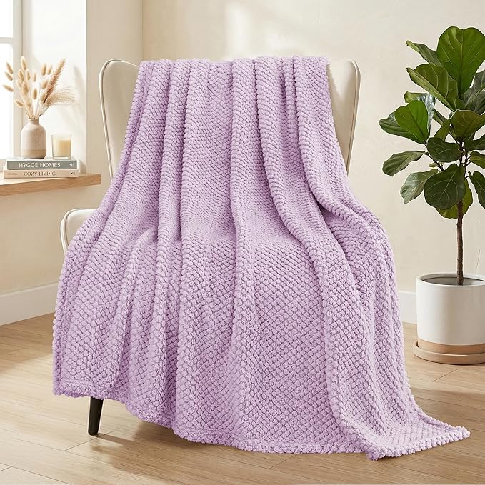 Whale Flotilla Extra Large Fuzzy Fleece Throw Blanket by WHALEFLOTILLA