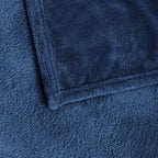 BEDELITE Fleece Blankets Queen Size Navy Blue Throw Blankets - Image 6