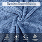 4 Pack Fleece Throw Blankets 50x60 Inches – 270 GSM Ultra Soft Flannel - Image 5