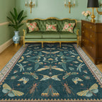 Hazo Haus Insect Teal Green 5x7 Area Rug - Image 9