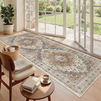 Madane Hallway Runner 3x8, Kitchen Rugs Washable Entryway Rug Vintage Kitchen - Image 4