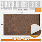 Mibao Front Door Mat, Dirt Trapper Welcome Mat - Image 2
