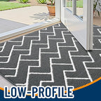 OLANLY Front Door Mat, Non-Slip Rubber Backing, Dirt Resistant and Absorbent - Image 3