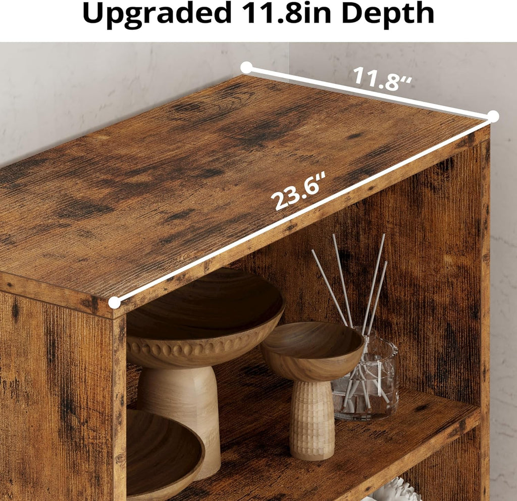 IRONCK Industrial Bookshelves and Bookcases with Doors and Shelves