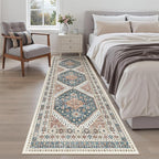 Madane Runner Rug 2'6''x8' Kitchen Runner, Hallway Runner Printed Vintage - Image 4