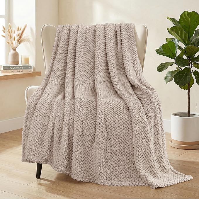 Whale Flotilla Extra Large Fuzzy Fleece Throw Blanket by WHALEFLOTILLA